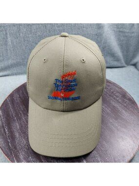 The Great Tennessee Air Show Khaki Baseball Cap Smyrna Tennessee Embroidered Adj